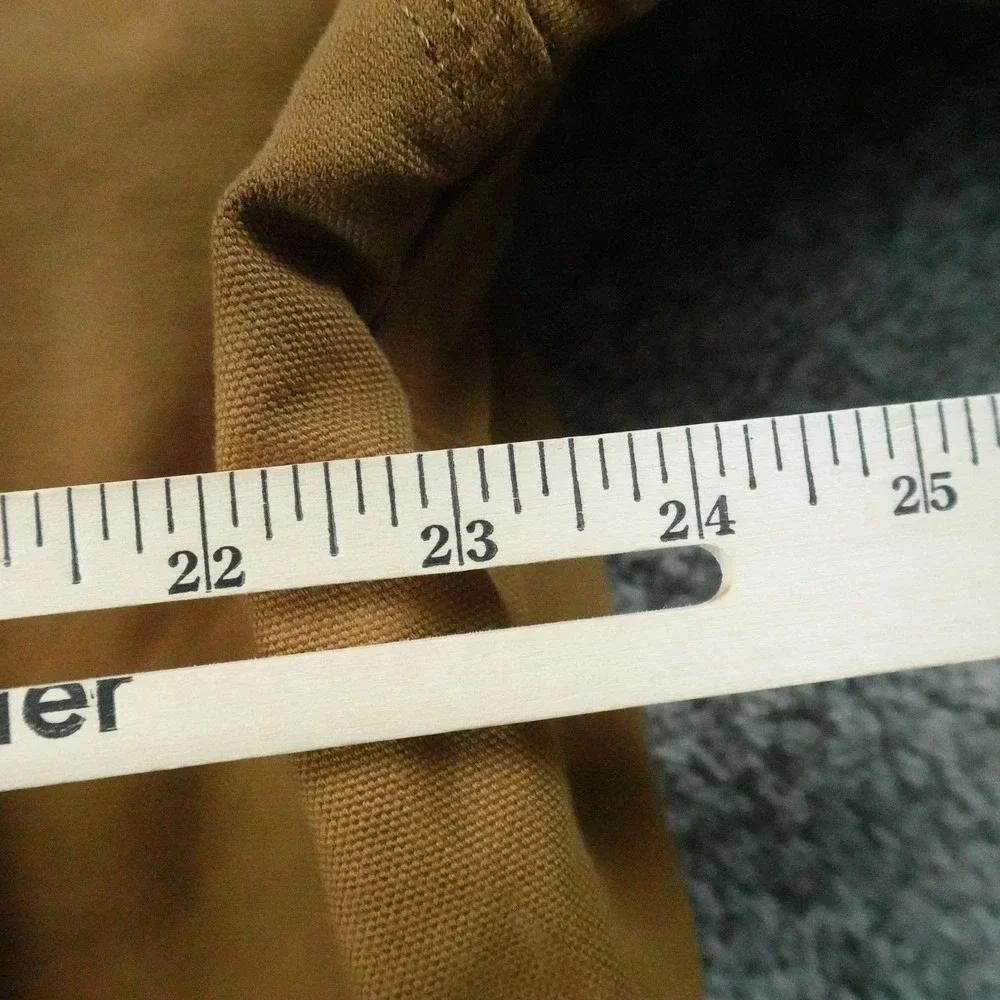 NEW Carhartt Jacket Mens L Brown Duck Canvas Active Jac Work Bomber Coat J130